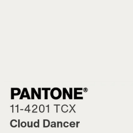 Cloud Dancer，PANTONE 11-4201